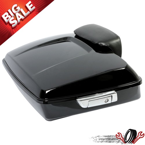 Рубленый багажник с подушкой для спинки для Harley Tour pack Road King e 14-UP
