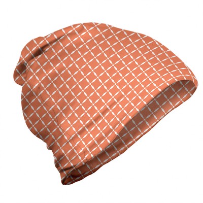 Ambesonne Leaves Pattern Unisex Beanie for Hiking Trekking Outdoor Clothing