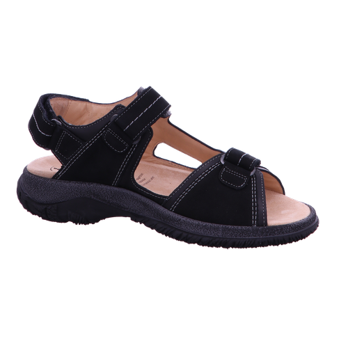 GANTER GANTER HERREN OFFENE GIOVANNI NUBUK NAPPA 1-257128-0100 SCHWARZ 405372