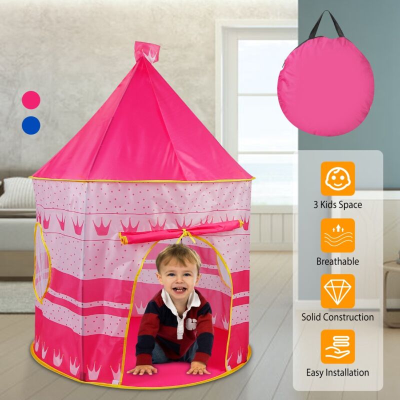 Outdoor  Pop Up Tent Large Playhouse Kids Castle Play Tent Toy For Kids Children