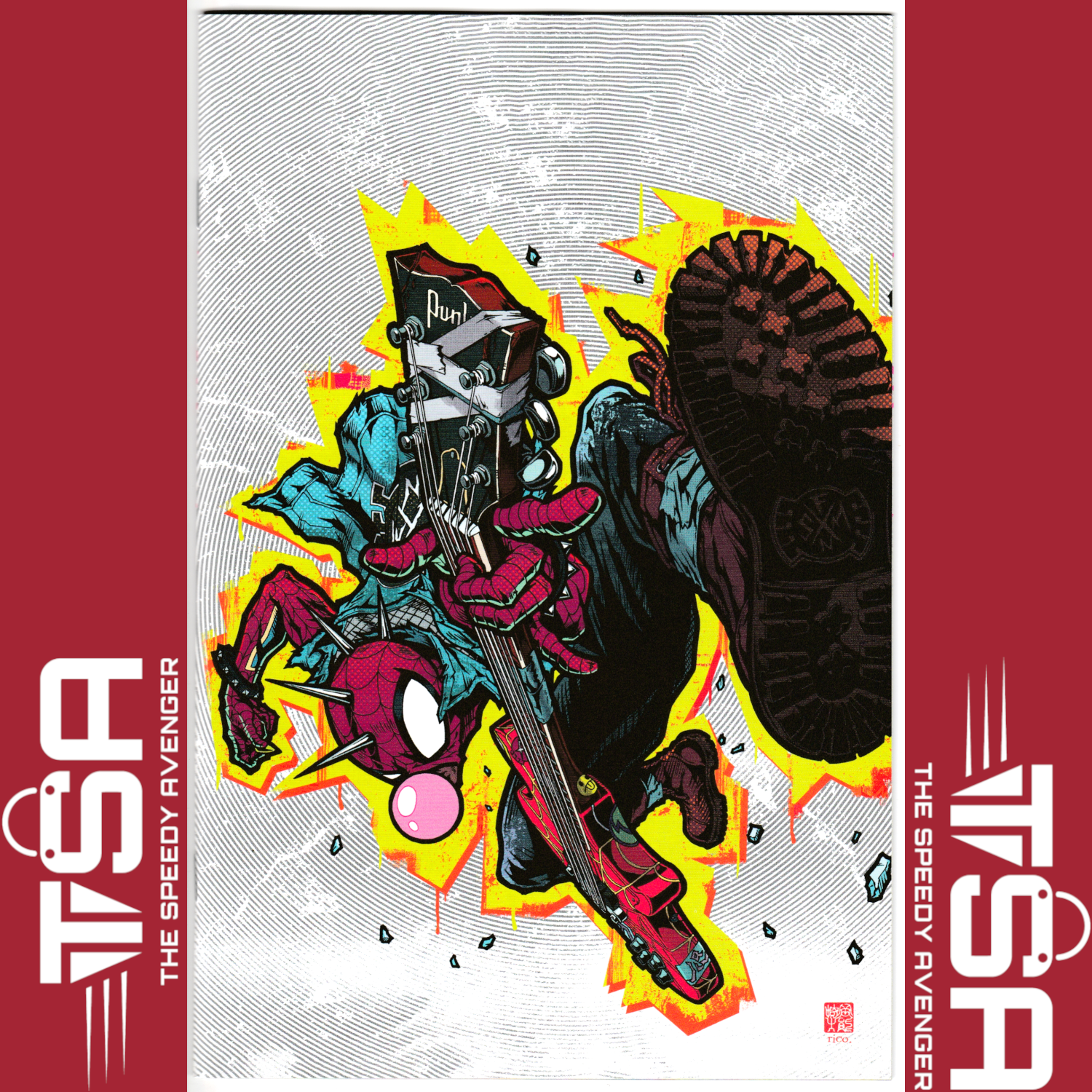 SPIDER-PUNK ARMS RACE #1 Takashi Okazaki Variant Limited 500 w/ COA Marvel 2024