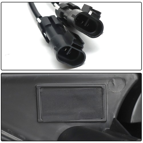 For 2008-2017 Freightliner Cascadia Black LED Headlight Headlamp Right Passenger