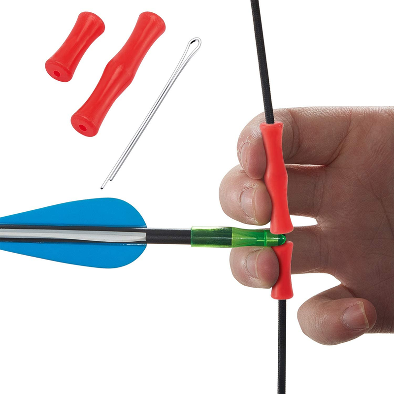 6 Sets Bowstring Finger Savers Bowstring Finger Guards Archery Bowstring Saver 