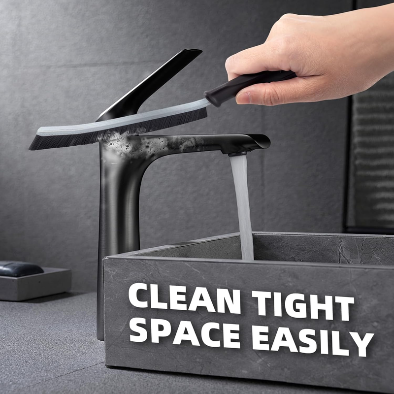 Crevice Cleaning Brushes, Cleaner Scrub Brush Tool for Hard to Reach Tight Space