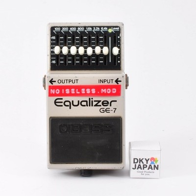 Boss GE-7 Modified Noiseless Equalizer MIT 1997 Effects Pedal UsedJ FmJP#GJ93195