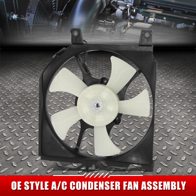 ДЛЯ 91-12 200SX LUCINO SENTRA TSURU OE STYLE ВЕНТИЛЯТОР ОХЛАЖДЕНИЯ КОНДЕНСАТОРА КОНДИЦИОНЕРА В СБОРЕ