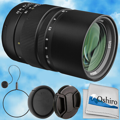 Oshiro 135mm f/2.8 Telephoto Full Frame Lens for Canon EOS 300D 350D 400D 450D
