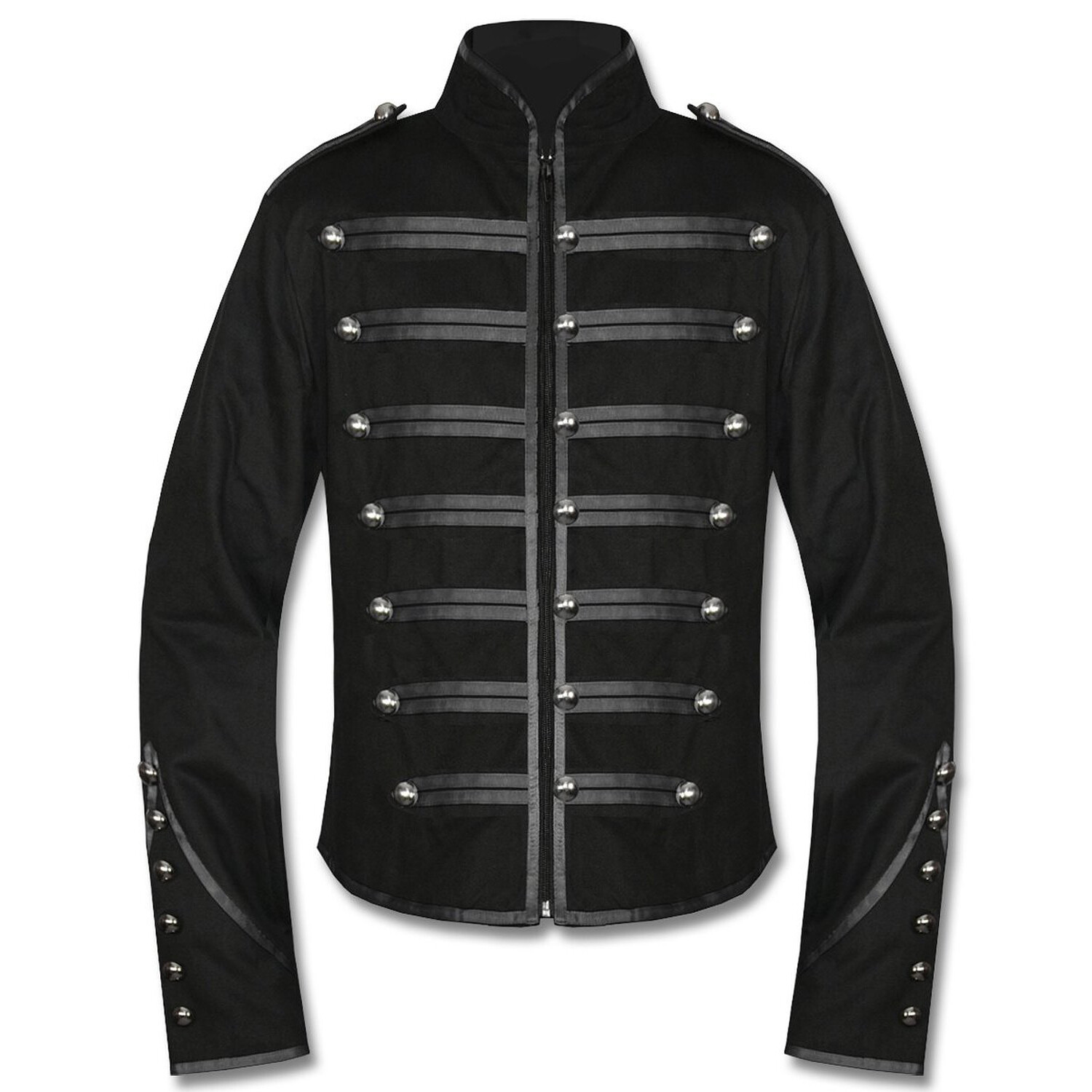 ジャケット・アウター archive gimmick military jacket grunge Archive Grunge Gimmick Leather Jacket size JPN L/Standard