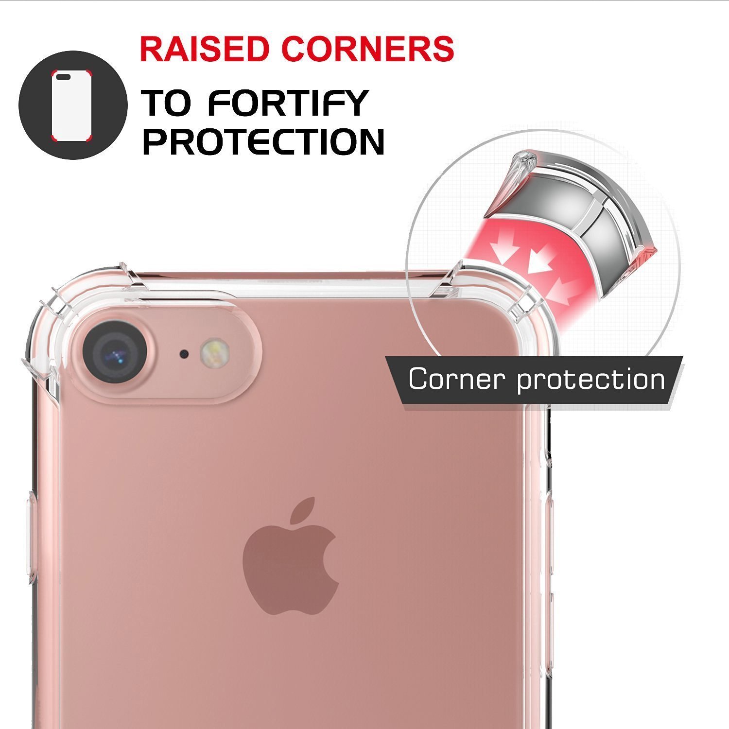 Custodia iPhone XR 7 8 chiaro cristalli liquidi gel di silicone Custodia iPhone XR 7 8 chiaro cristalli liquidi gel di silicone