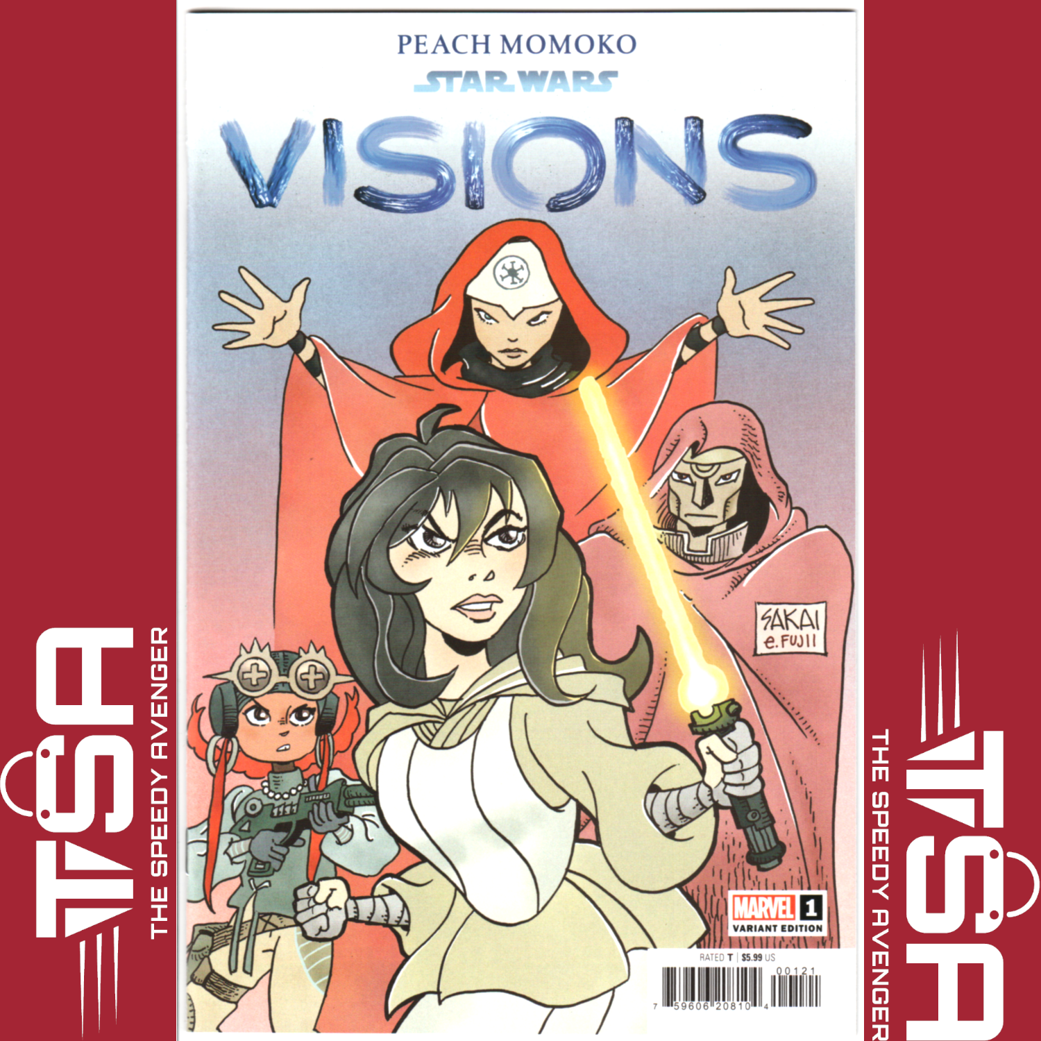 STAR WARS VISIONS PEACH MOMOKO #1 Stan Sakai Variant 2023 Marvel Comics Key