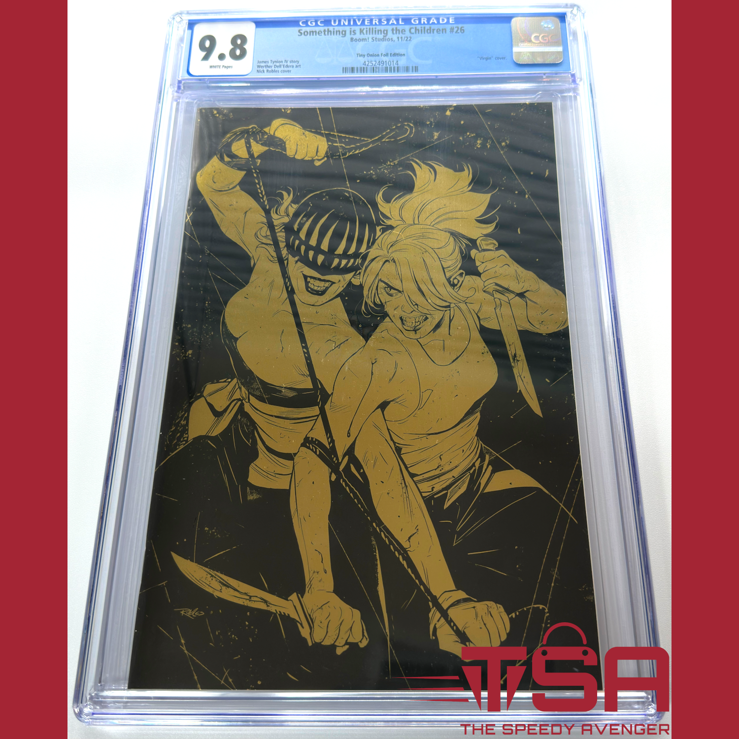 SOMETHING IS KILLING THE CHILDREN #26 CGC 9.8 Tiny Onion Club Gold Foil Variant