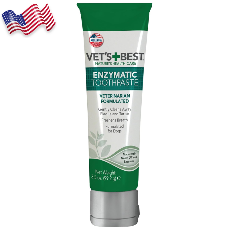 Vet&rsquo;S Best Enzymatic Dog Toothpaste Teeth Cleaning Breath 
