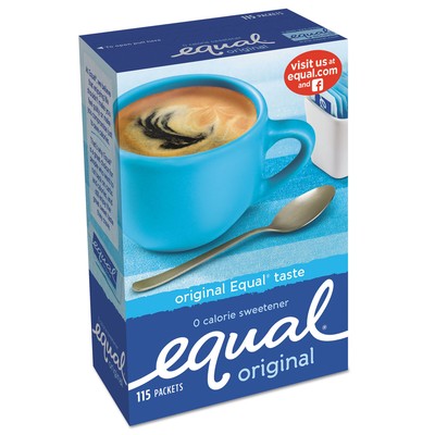 Equal Zero Calorie Sweetener 1 g Packet 115/Box 20015445