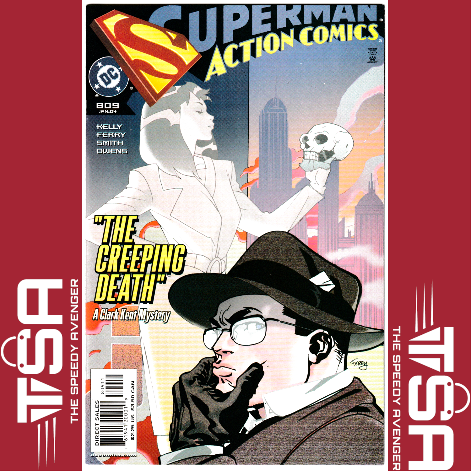 ACTION COMICS #809 (Vol 1) Pascal Ferry Cover Superman Lois Lane DC Comics 2003