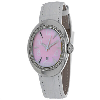 Pre-owned Locman Women's Nuovo Mother Of Pearl Dial Watch - 028moppkd/wh
