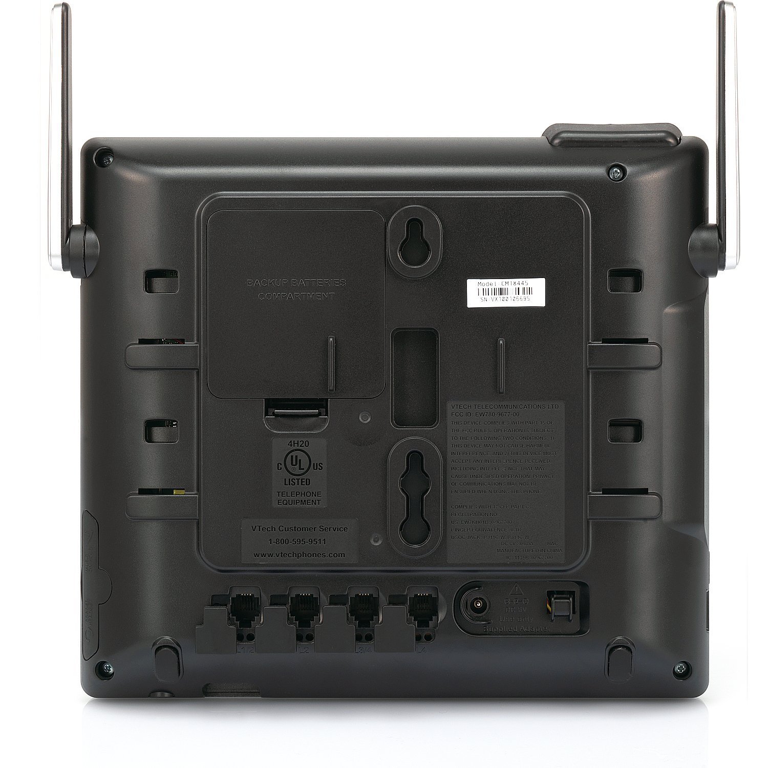 VTech CM18445 Main Console DECT 6.0 4-Line Expandable Business Office Home Phone