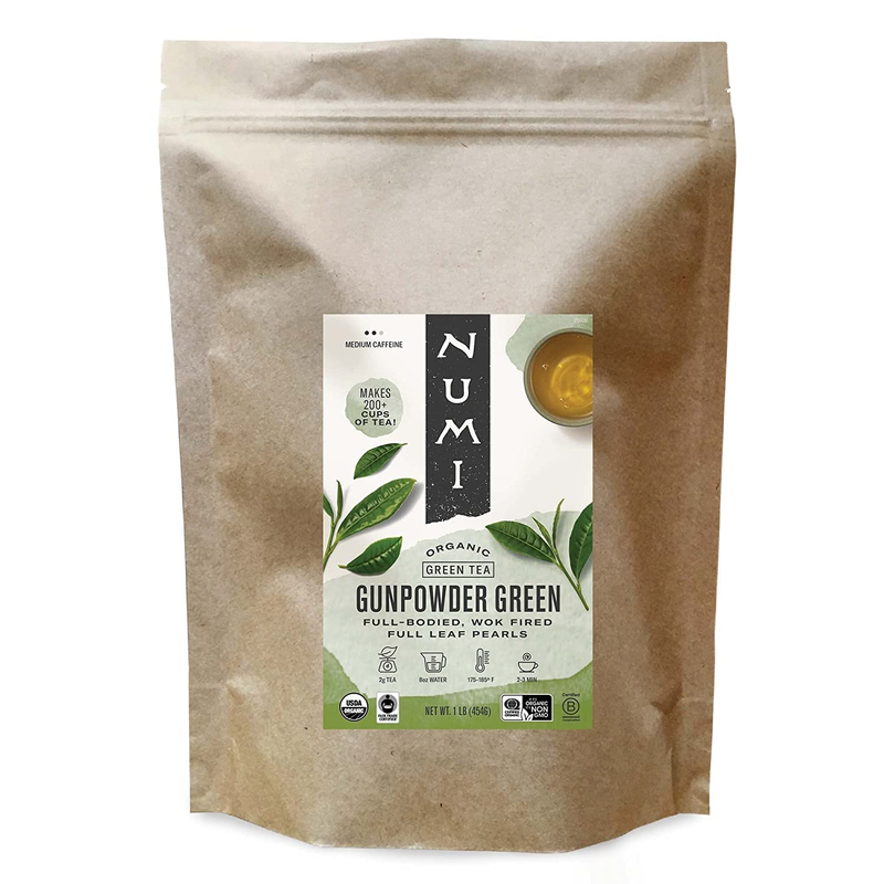 Gunpowder Green 16 Ounce Pouch Loose Leaf Tea 200+ Cups Pac