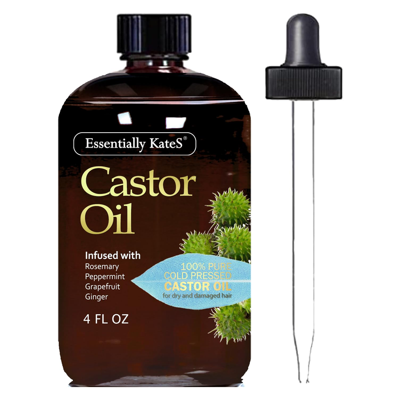 Hair Oil 4 Fl Oz - Infused With Rosemary, Peppermint, Grapefruit & Gi