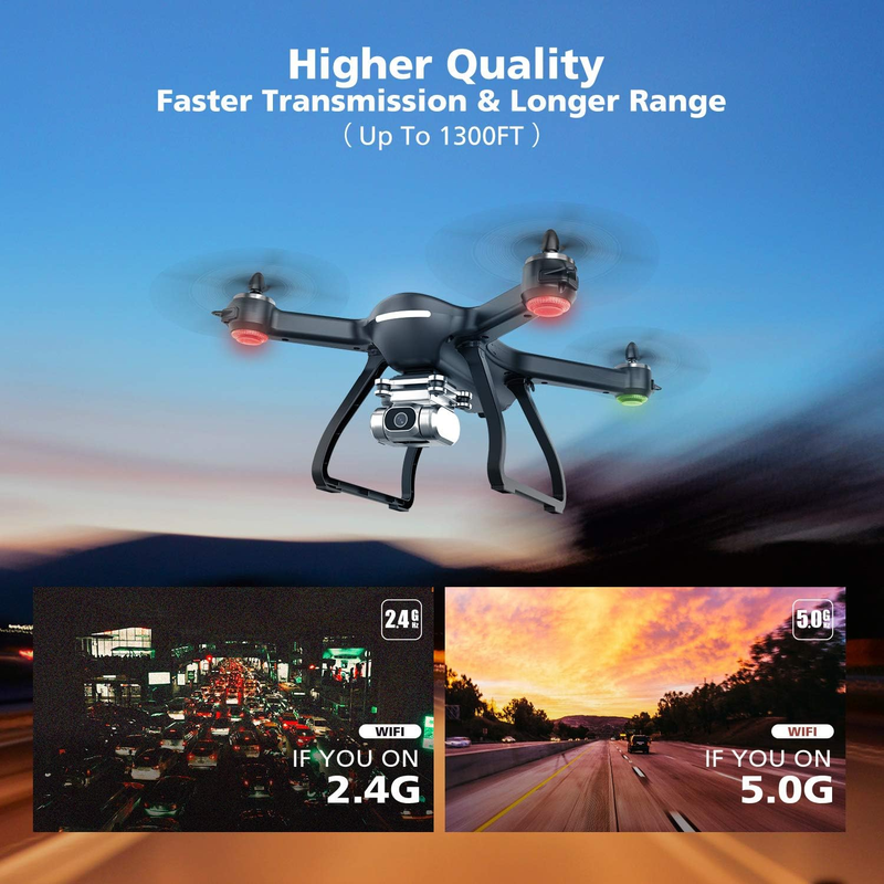 Holy Stone HS700D FPV Drone with 4K HD Camera Live Video and GPS Return Home, RC