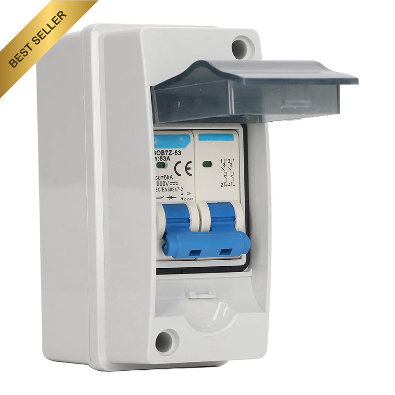 DC Isolator Solar Switch, 63A Photovoltaic Isolator Solar Switch Plug and Play O