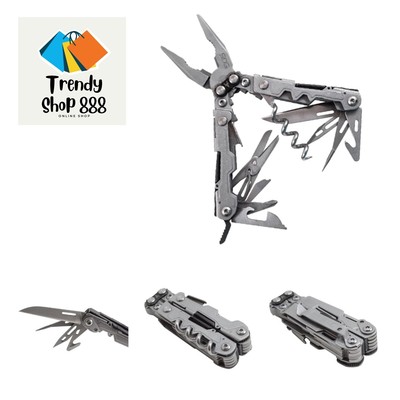 PowerLitre Mini Utility Multi-Tool w/ 19 Lightweight Tools, Compact 5 Inch Lo...