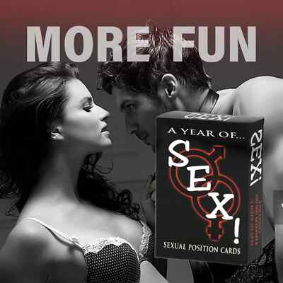 SEX CARD GAME - Adult Sexual Position Couples Foreplay Fun