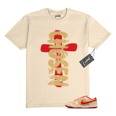 Dunk Strawberry Waffle Pale Vanilla University Red Wheat Shirt to Match CHOSEN