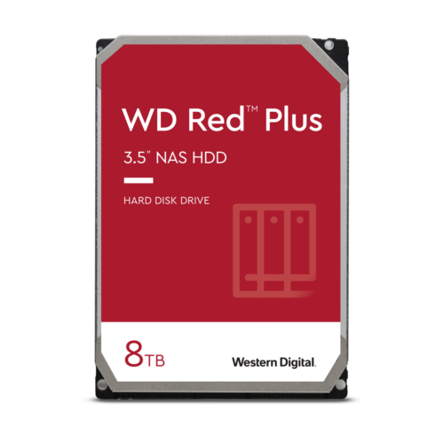 WD Red Plus WD80EFBX - 8 TB 7200 rpm 256 MB 3,5 Zoll SATA 6 Gbit/s