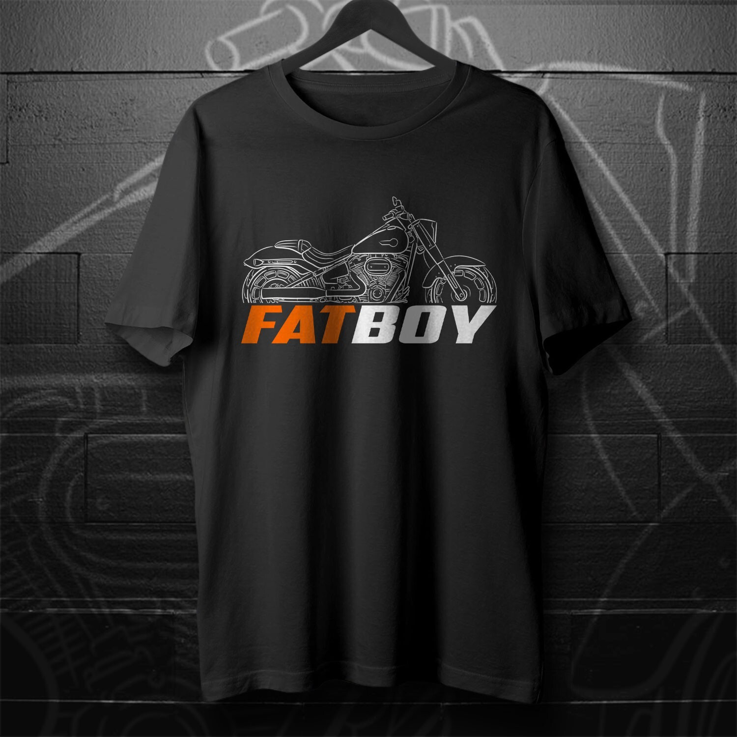 Harley-Davidson Fat Boy Tシャツ L ブラック 00's HARLEY-DAVIDSON「FAT BOY」USA製 ハーレーTシャツ – FUJI
