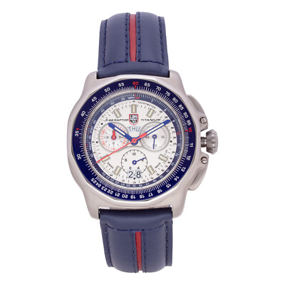 Pre-owned Luminox Men's F-22 Raptor Silver Dial Watch - 9273