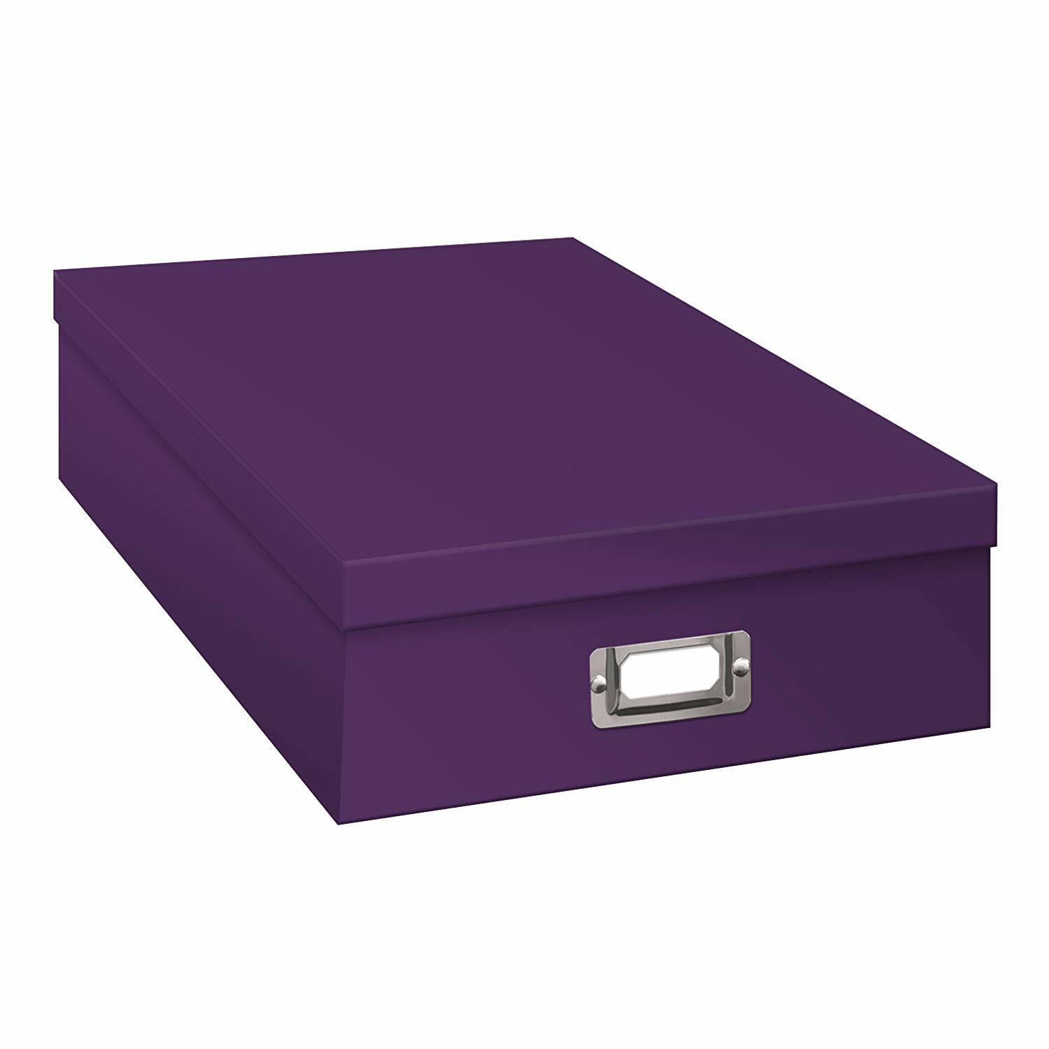 Pioneer Photo Albums OB-12S Pioneer Jumbo Scrapbook Storage Box, Blue