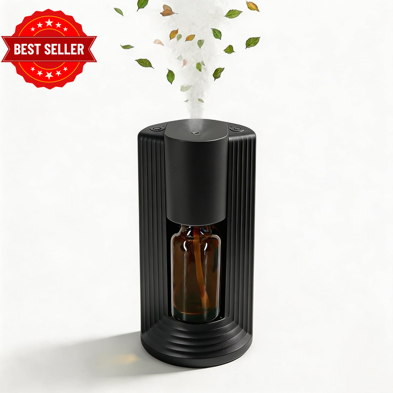 Waterless Essential Oil Diffuser, Aromatherapy Scent Diffuser with 3 Mist Modes,