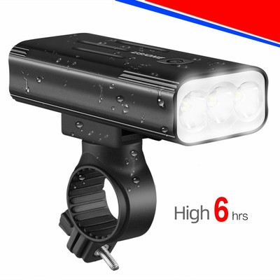 Bike Light Smart Solar Headlight Waterproof LED Bicycle Front Light ReadingE5W3