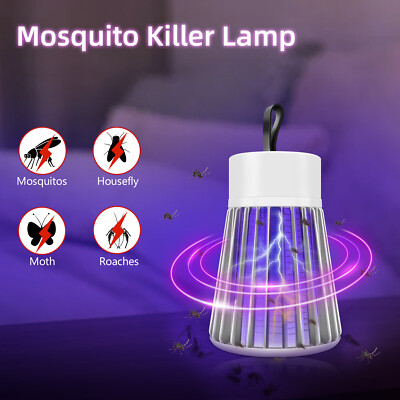 Mosquito Killer UV Light LED Electric Fly Bug Insect Zapper Trap Outdoor/Indoor