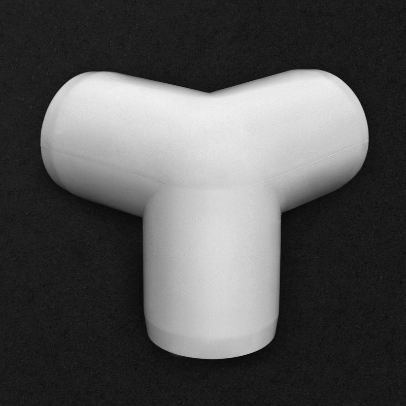 3 Way 1/2" Tee PVC Fitting Elbow,12Pack PVC Fitting Connector,Furniture Grade, f