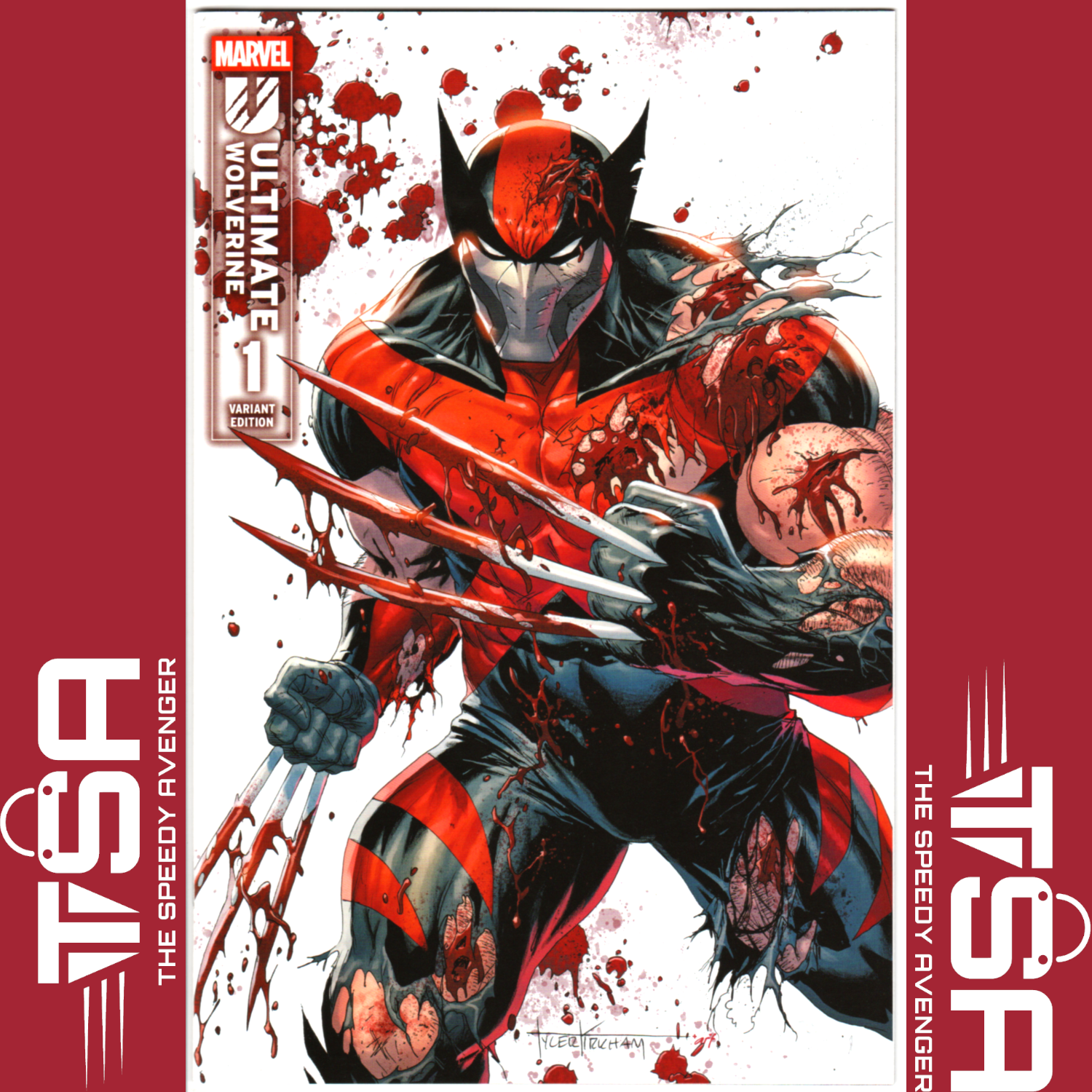 ULTIMATE WOLVERINE #1 Tyler Kirkham Battle Damaged Exclusive Variant 2025 Marvel