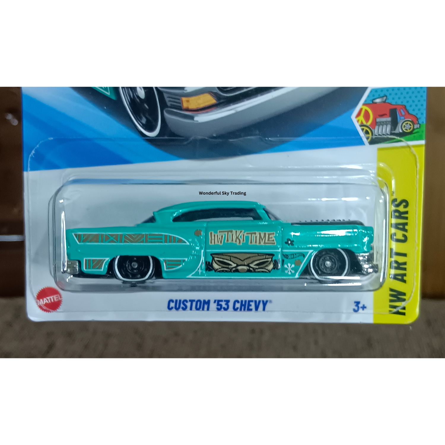 Hot Wheels 2025 Custom 53 Chevy HW Art Cars In Hand Free Hot Wheels 2025 Custom 53 Chevy HW Art Cars In Hand Free