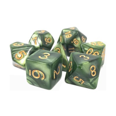 Tasty Minstrel RPG Dice Poly Set Druid's Summer (7) New