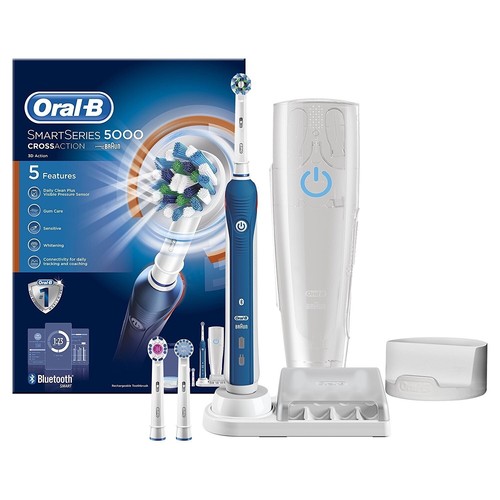 Details about Oral B Pro 5000 Cross Action Electric Rechargeable Toothbrush Bluetooth Braun Details about Oral B Pro 5000 Cross Action Electric Rechargeable Toothbrush Bluetooth Braun
