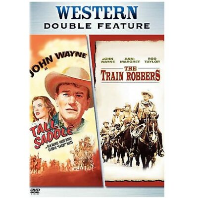 Western Double Features John Wayne (DVD, 2006) Brand New (TRAIN ROBBERS/TALL IN
