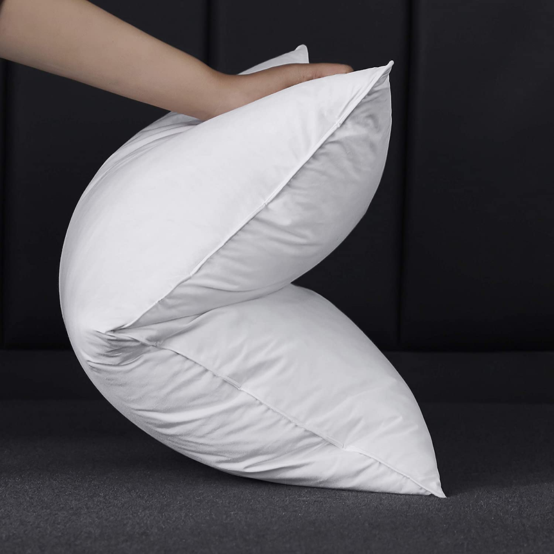 Luxury Hotel Collection Goose Feathers Down Pillows Queen Size