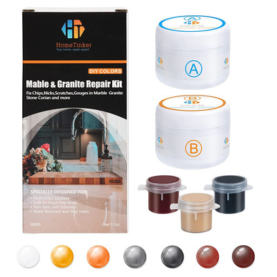 Granite Repair Kit & Marble Repair Kit (Color Match)Quartz Countertop Repair Kit