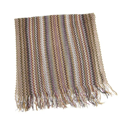 Missoni scarf 187cm 73″ 82cm 32″ rectangle zigzag Acrylic