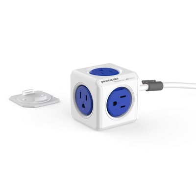 , PowerCube |Extended|, 5 outlets, 5 feet cable, Mounting dock, Surge Protect...