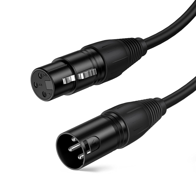 XLR Cable 6 FT, XLR Male to XLR Female Balanced 3 PIN XLR Microphone Cable XLR C