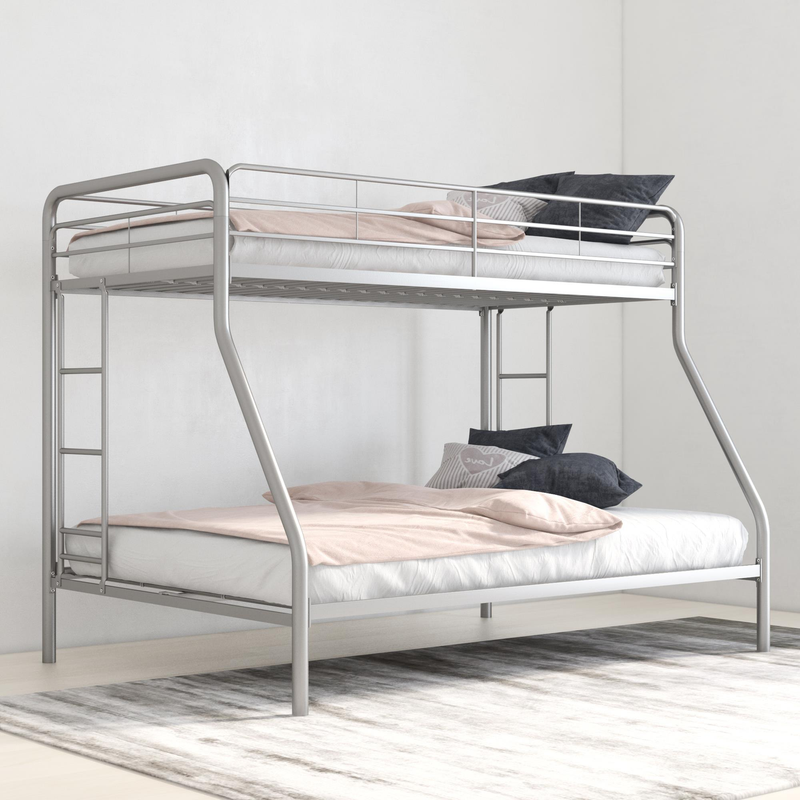 Twin Over Full Metal Teem Bed Frame Mattress Support Foundation