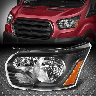 Для 15-23 Ford Transit 150 250 350 в стиле OE Левая боковая фара водителя черного цвета