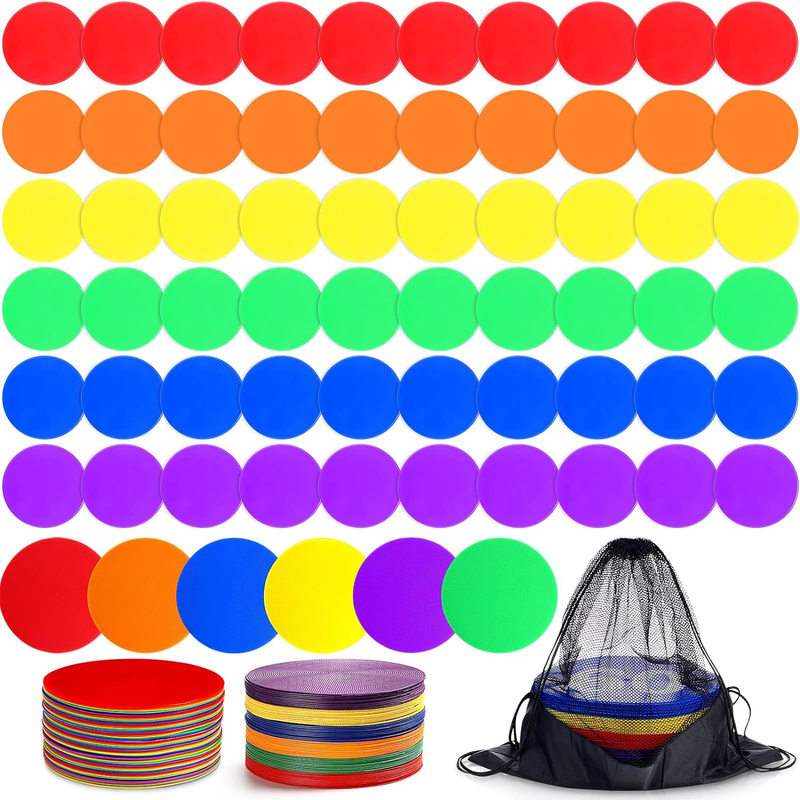 Floor Spots With Bag Non Slip Vinyl Poly Dots Spots Markers