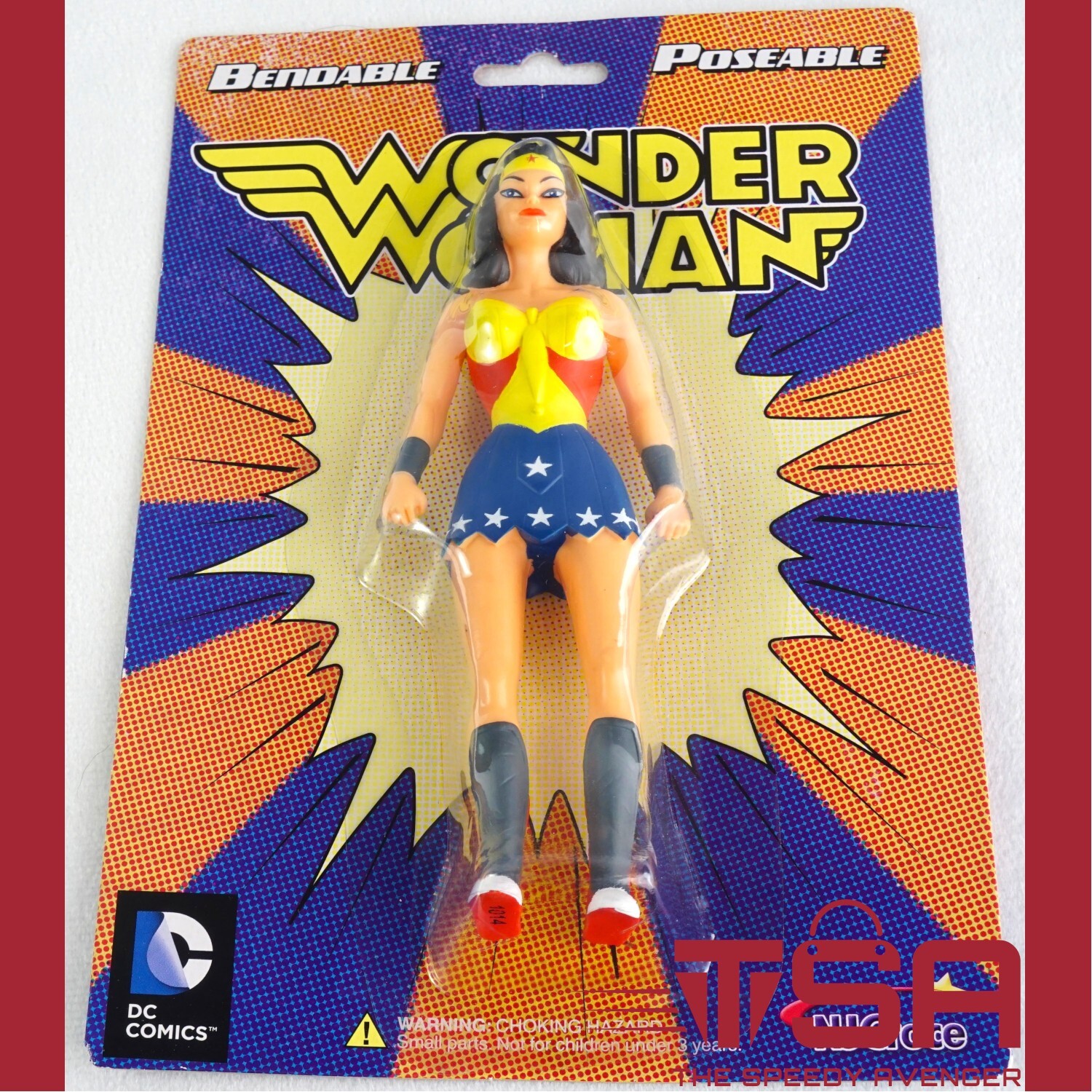 DC Comics WONDER WOMAN Bendable Posable Action Figure #3903 Justice League