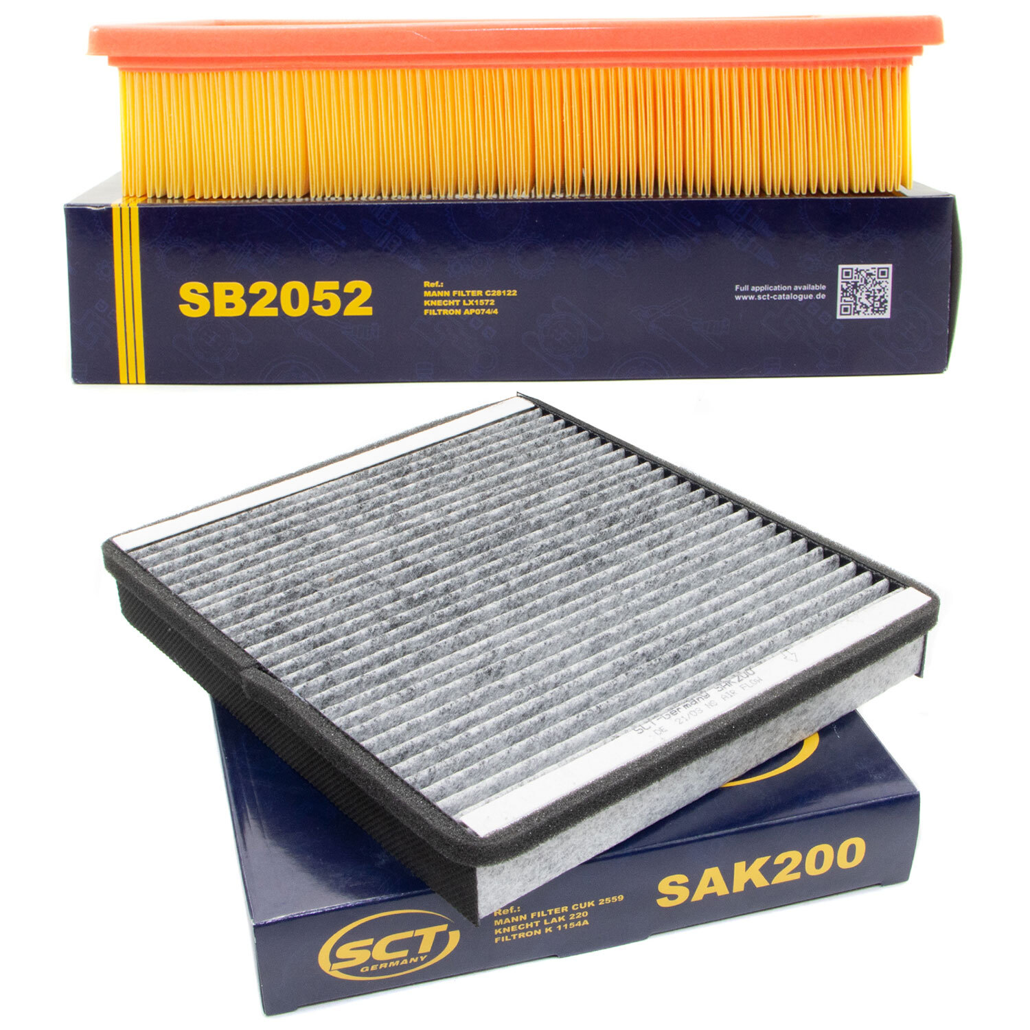 Filter Set Inspektion SCT Luftfilter + Innenraumfilter für Ford Focus C-Max 1.6 